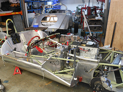 Rebuilds and restoration in Track and Classic workshop